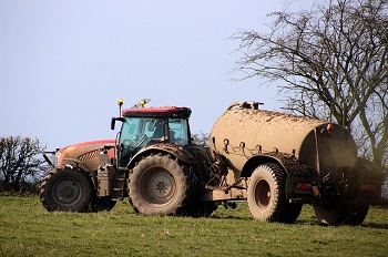 Spraying Fertilizer