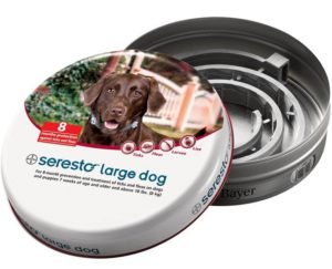 Bayer Seresto Flea and Tick Collar for Dogs, 8-month protection 