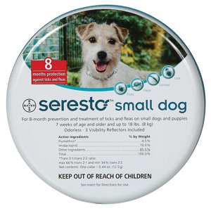 Seresto Dog Flea and Tick Collar SMALL DOGS UNDER 18LBS by Daves Pest Defense