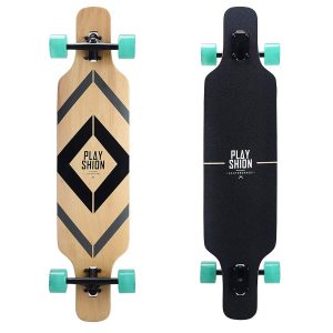 Playshion Freestyle Longboard Skateboard Cruiser