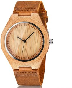 Cucol Men’s Bamboo Wooden Watch