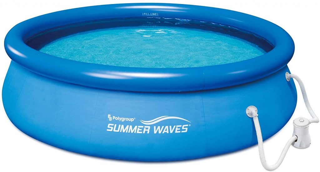 Summer Waves Quick Set Inflatable Above Ground Pool