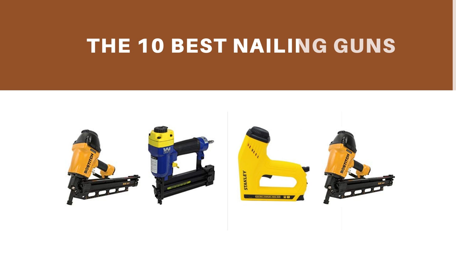 Top 10 Best Nailing Guns Reviews Updated May 2020