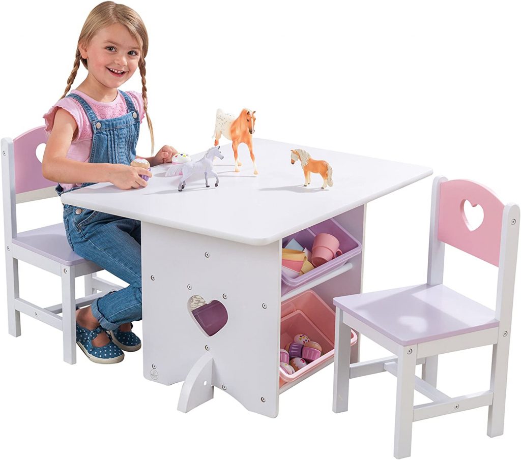 Kidkraft Heart Table And Chair Set