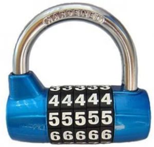 Baourouge' 5 Digits Resettable Combination Padlock