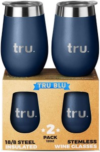 Tru Blu Vacuum Insulated Wine Tumblers