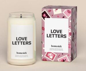 Homesick Love Letters Candle