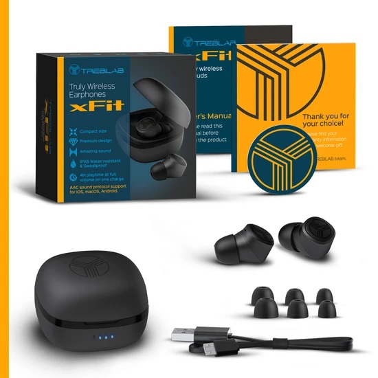 treblab xfit smallest tws wireless hd earbuds 3